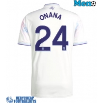 Aston Villa Amadou Onana #24 Replica Third Shirt 2025-26 Short Sleeve